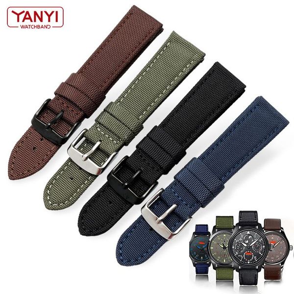 watch bands nylon watchband for i-wc skx007 skx009 wristband canvas durable sport padded strap comfortable leather lining band, Black;brown
watch bands nylon watchband for i-wc skx007 skx009 wristband canvas durable sport padded strap comfortable leather lining band, Black;brown