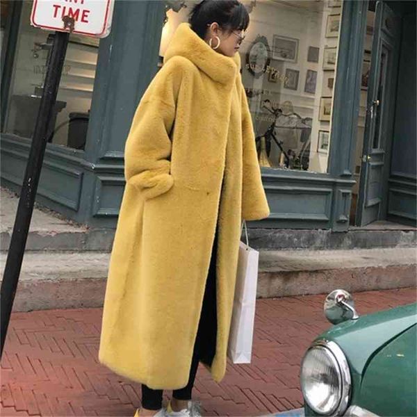 blends winter women thick warm long faux coats inmitation mink fur loose plus size solid hooded overcoats a121, Black
blends winter women thick warm long faux coats inmitation mink fur loose plus size solid hooded overcoats a121, Black