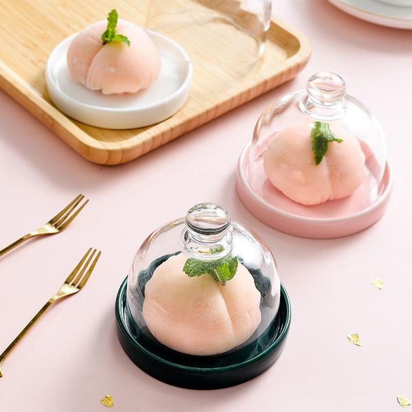 european-style ceramic cake tray with glass cover round multi-color dessert pastry display home kitchen decor festive party baking & tools
european-style ceramic cake tray with glass cover round multi-color dessert pastry display home kitchen decor festive party baking & tools
