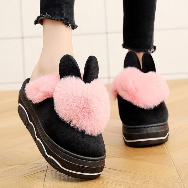 slippers cartoon women home ears slip on soft soled winter warm house shoes indoor outdoor fur footwear, Black
slippers cartoon women home ears slip on soft soled winter warm house shoes indoor outdoor fur footwear, Black