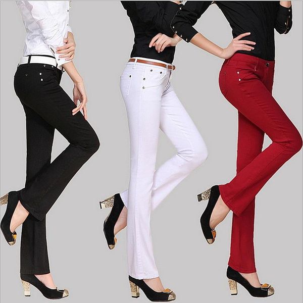 korean slim skinny candy-colored pants women's stretch color casual flared & capris, Black;white
korean slim skinny candy-colored pants women's stretch color casual flared & capris, Black;white