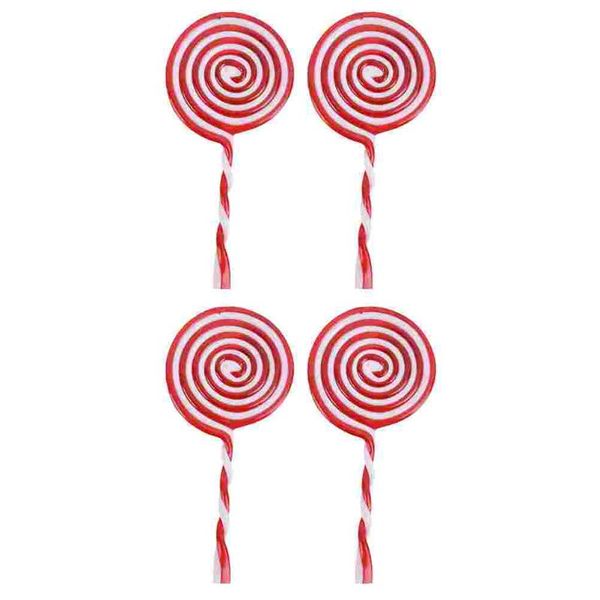 gift wrap 4pcs christmas party lollipop hanging ornament scene pendant supply