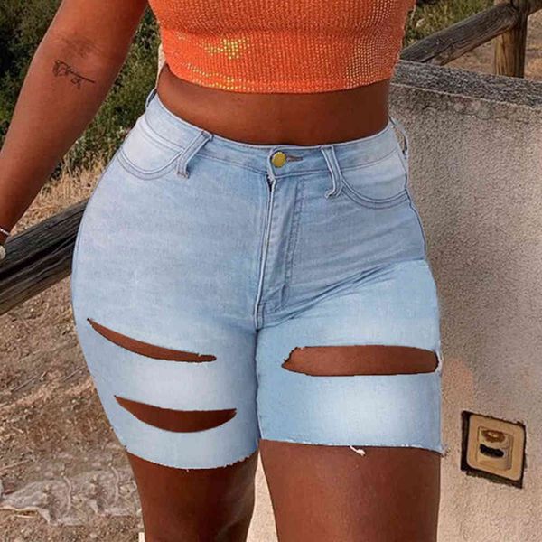 shorts high waist straight women casual denim light blue hole streetwear shorts 2021 summer plus size female short jeans, White;black
shorts high waist straight women casual denim light blue hole streetwear shorts 2021 summer plus size female short jeans, White;black