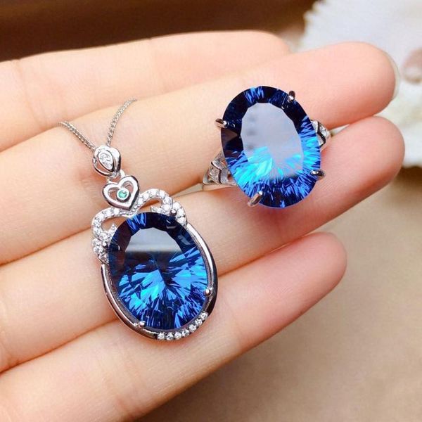 earrings & necklace moonrocy blue crystal ring chokers jewelry set oval silver color trendy for women gift drop wholesale
earrings & necklace moonrocy blue crystal ring chokers jewelry set oval silver color trendy for women gift drop wholesale