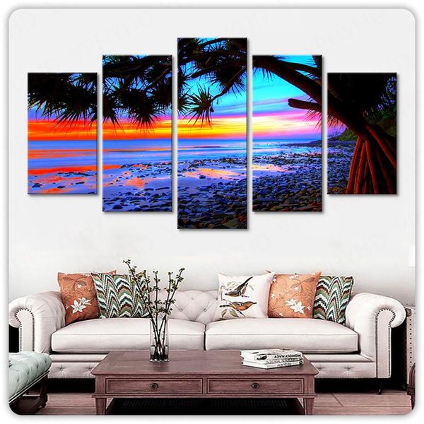 paintings canvas wall art pictures home decor living room 5 pieces sunrise beach stones tree seascape painting hd prints posters framework
paintings canvas wall art pictures home decor living room 5 pieces sunrise beach stones tree seascape painting hd prints posters framework