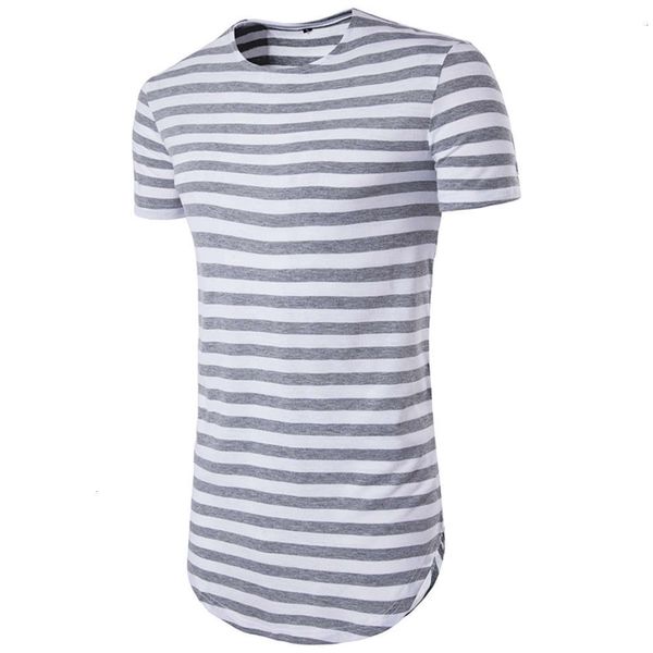 men's t-shirts summer menswear round hem high street stripe long style short sleeve t-shirt b92 vq59, White;black
men's t-shirts summer menswear round hem high street stripe long style short sleeve t-shirt b92 vq59, White;black