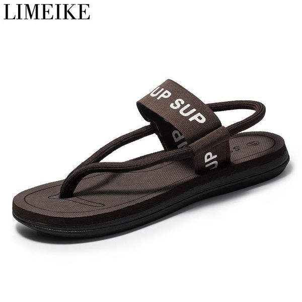 sandals limeike summer roman beach shoes flip flops slip on flats slippers slides men casual breathable gladiator, Black 
sandals limeike summer roman beach shoes flip flops slip on flats slippers slides men casual breathable gladiator, Black