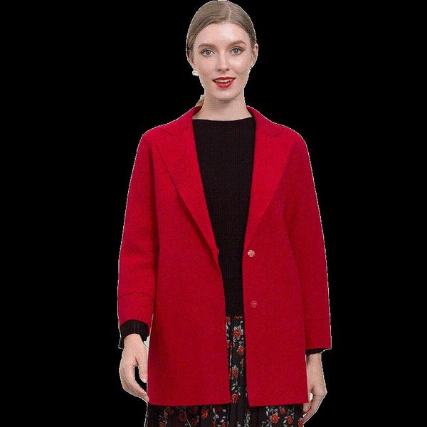 women's wool & blends 2021 winter women coat and jacket collar insert pocket sleeve woolen t108809, Black
women's wool & blends 2021 winter women coat and jacket collar insert pocket sleeve woolen t108809, Black