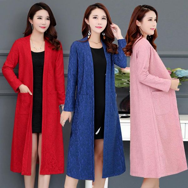 women's trench coats autumn jacket spring fashion hollow long section cardigan wild lace coat dignified atmospheric windbreaker, Tan;black
women's trench coats autumn jacket spring fashion hollow long section cardigan wild lace coat dignified atmospheric windbreaker, Tan;black
