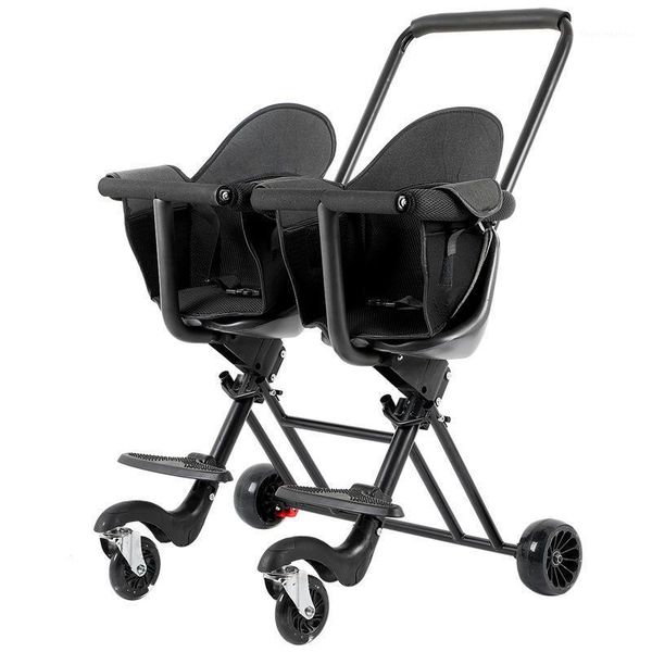 strollers# the twin baby stroller double walking two-child artifact trolley with brakes four-wheeled out lightly foldable1
strollers# the twin baby stroller double walking two-child artifact trolley with brakes four-wheeled out lightly foldable1