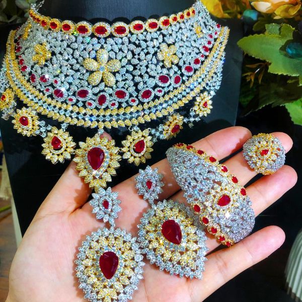 earrings & necklace missvikki luxury african big wide jewelry sets for women wedding party crystal dubai bridal set gift, Silver
earrings & necklace missvikki luxury african big wide jewelry sets for women wedding party crystal dubai bridal set gift, Silver