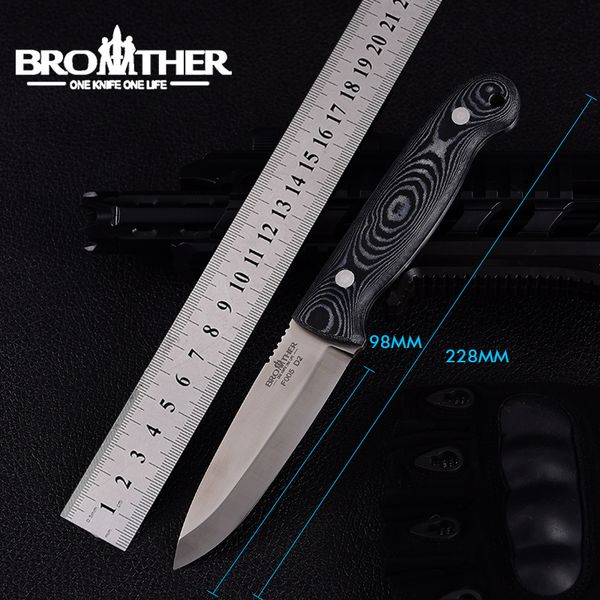 brother f005 61hrc d2 bade fixed bade knife bushcraft knives straight tactica hunting camping high quaity edc too
brother f005 61hrc d2 bade fixed bade knife bushcraft knives straight tactica hunting camping high quaity edc too