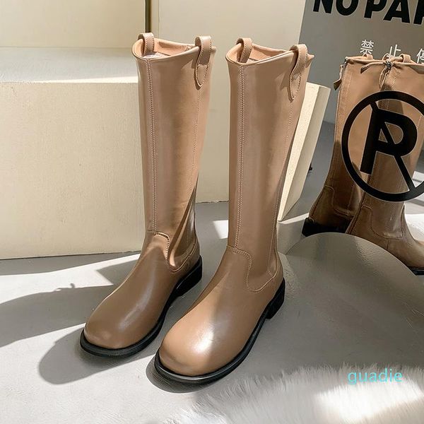 fashion-boots women zip leather knee high black long knight female combat low heels shoes
fashion-boots women zip leather knee high black long knight female combat low heels shoes