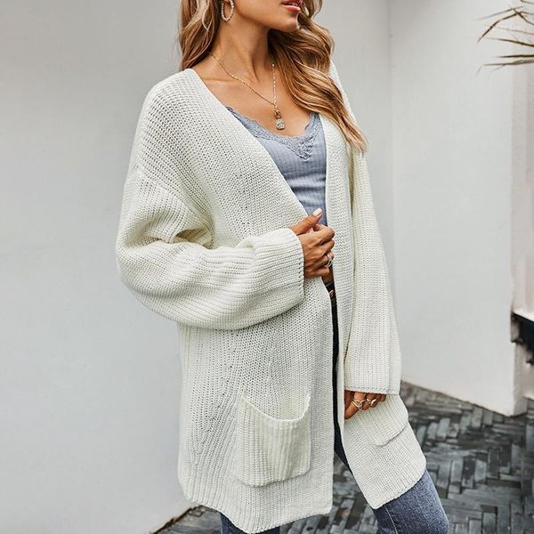 women's knits & tees women long sweater cardigan casual sleeve knitted cardigans warm autumn winter green womans clothes fall #lr3, White
women's knits & tees women long sweater cardigan casual sleeve knitted cardigans warm autumn winter green womans clothes fall #lr3, White