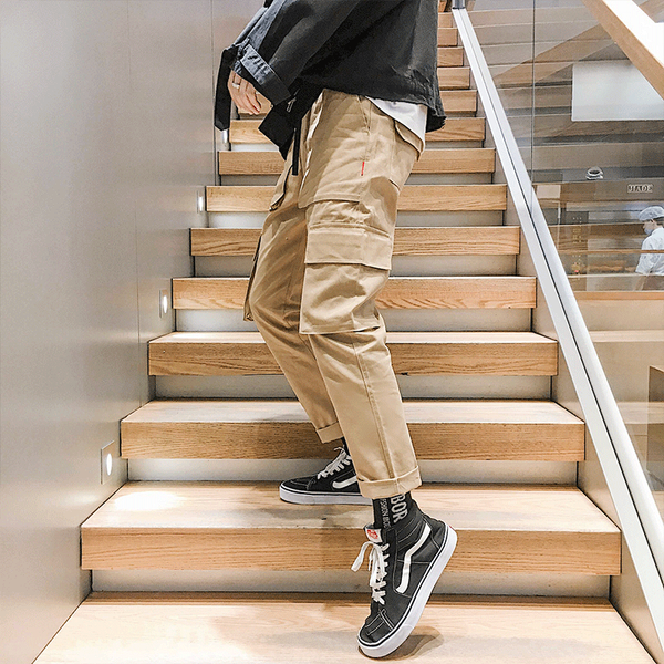 Khaki Pants Men Casual Loose Korean Style High Fashion Trousers Mens Full Length Streetwear Males Ulzzang Sweatpants Pockets, G02black
Khaki Pants Men Casual Loose Korean Style High Fashion Trousers Mens Full Length Streetwear Males Ulzzang Sweatpants Pockets, G02black