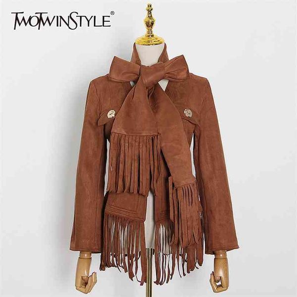 casual patchwork tassel coat for women v neck long sleeve solid chic jackets female fashion clothing spring 210524, White
casual patchwork tassel coat for women v neck long sleeve solid chic jackets female fashion clothing spring 210524, White