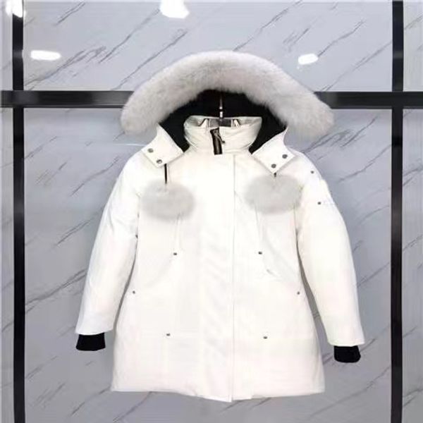 women winter down knuckles parka moose chaquetas outerwear big fur fourrure manteau canada down jacket expedition coat doudoune a2, Blue;gray
women winter down knuckles parka moose chaquetas outerwear big fur fourrure manteau canada down jacket expedition coat doudoune a2, Blue;gray