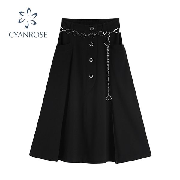 casual high waist women skirts slim elegant korean style a-line black lolita decorated midi fashion vintage harajuku long skirt 210515
casual high waist women skirts slim elegant korean style a-line black lolita decorated midi fashion vintage harajuku long skirt 210515