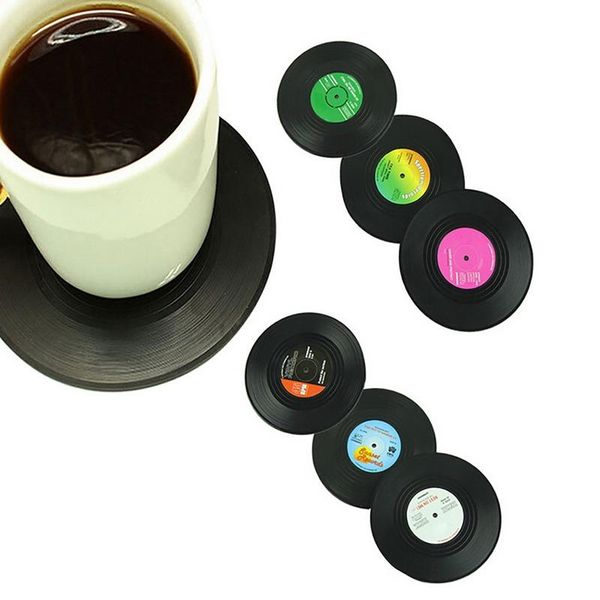 mats & pads 6pcs retro record coasters set round disk non slip cup mat for all cups mugs placemats table
mats & pads 6pcs retro record coasters set round disk non slip cup mat for all cups mugs placemats table