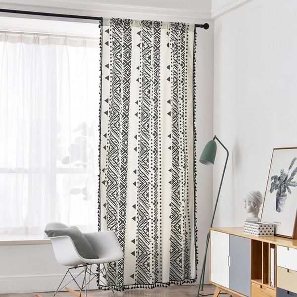 curtain & drapes cotton and linen printed black tassel geometric living room bedroom kitchen luxury home decoration
curtain & drapes cotton and linen printed black tassel geometric living room bedroom kitchen luxury home decoration