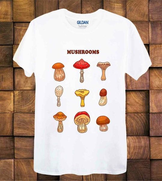mushroom lovers t shirt funny ideal gift ladies /tee men's t-shirts, White;black
mushroom lovers t shirt funny ideal gift ladies /tee men's t-shirts, White;black