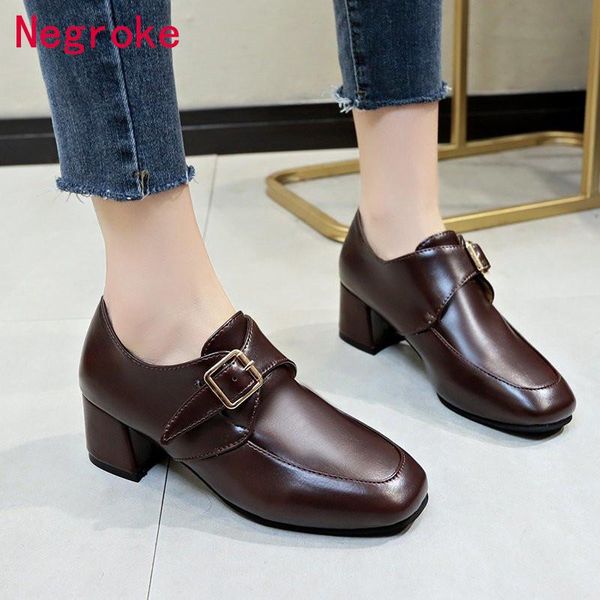 women shoes pumps ladies high heels 5cm autumn office daily dress patent leather buckle woman slip on zapatos mujer 2021, Black
women shoes pumps ladies high heels 5cm autumn office daily dress patent leather buckle woman slip on zapatos mujer 2021, Black