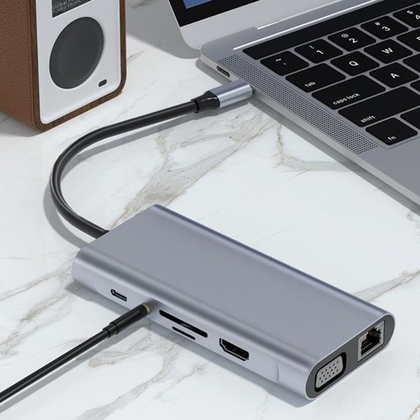 hubs 11 in 1 usb3.0 c computer adapter usb extend hard disk type hub 100w pd fast charging dock station for pc laptop
hubs 11 in 1 usb3.0 c computer adapter usb extend hard disk type hub 100w pd fast charging dock station for pc laptop