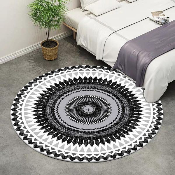 carpets 200cm simple black and white gray geometric ethnic style round living room bedroom hanging basket chair non-slip mat
carpets 200cm simple black and white gray geometric ethnic style round living room bedroom hanging basket chair non-slip mat