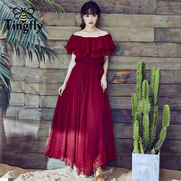 slash neck ruffle boho solid maxi dress waist tie long women summer beach loose casual vestidos boho 210513, Black;gray
slash neck ruffle boho solid maxi dress waist tie long women summer beach loose casual vestidos boho 210513, Black;gray