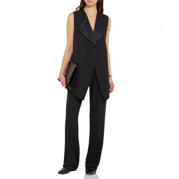women's vests women suit waistcoat high end brand quality black vest spring loose turn-down collar elegant single breasted layo, Black;white
women's vests women suit waistcoat high end brand quality black vest spring loose turn-down collar elegant single breasted layo, Black;white