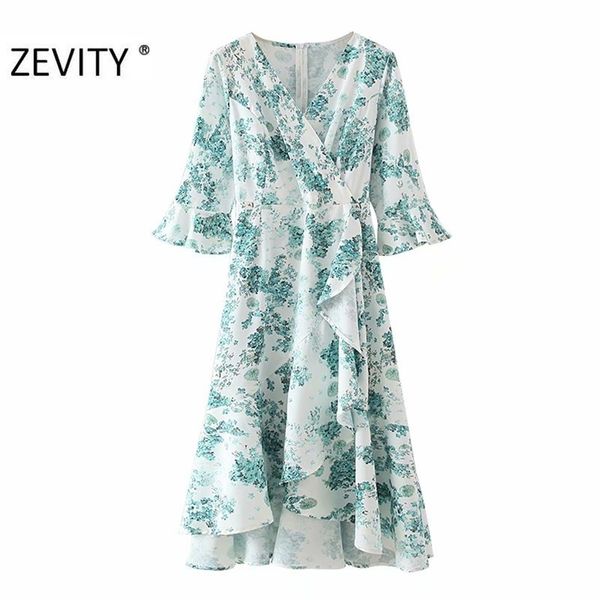 women fashion cross v neck floral print autumn midi dress female flare sleeve irregular ruffles bow sashes vestido ds4578 210420, Black;gray
women fashion cross v neck floral print autumn midi dress female flare sleeve irregular ruffles bow sashes vestido ds4578 210420, Black;gray