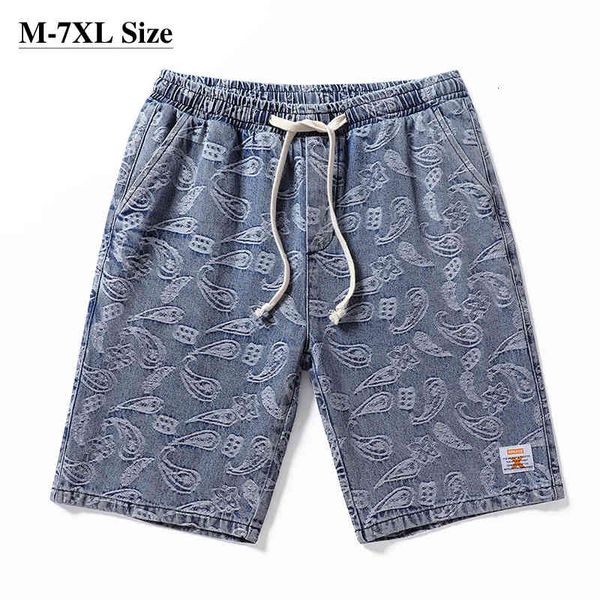 fashion shorts 7xl 6xl 5xl plus size men's denim drawstring elastic waist flower pattern loose washed cotton casual short jeans, White;black
fashion shorts 7xl 6xl 5xl plus size men's denim drawstring elastic waist flower pattern loose washed cotton casual short jeans, White;black
