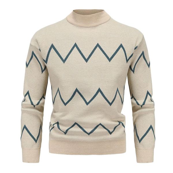 men's sweaters autumn and winter loose head standing-collar electrocardiogram long sleeve sweater men casual comfortable, White;black
men's sweaters autumn and winter loose head standing-collar electrocardiogram long sleeve sweater men casual comfortable, White;black