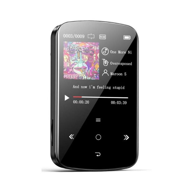 mini clip bluetooth 5.0 mp3 player portable music lossless hifi sound audio with fm radio pedometer function & mp4 players
mini clip bluetooth 5.0 mp3 player portable music lossless hifi sound audio with fm radio pedometer function & mp4 players