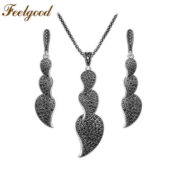 earrings & necklace feelgood antique silver color ethnic tribal bohemian jewelry set vintage crystal long leaf pendant and sets
earrings & necklace feelgood antique silver color ethnic tribal bohemian jewelry set vintage crystal long leaf pendant and sets