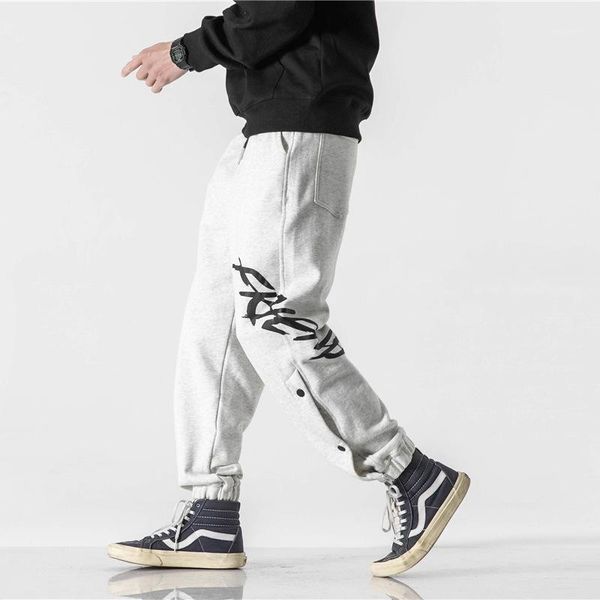 men's pants spring 2021 lettered printed sweatpants fashion brand knitted breasted loose casual leggings, Black
men's pants spring 2021 lettered printed sweatpants fashion brand knitted breasted loose casual leggings, Black