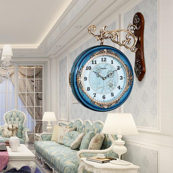 wall clocks european luxury clock silent blue creative round glass double sided vintage zegary living room decoration mm60wc
wall clocks european luxury clock silent blue creative round glass double sided vintage zegary living room decoration mm60wc