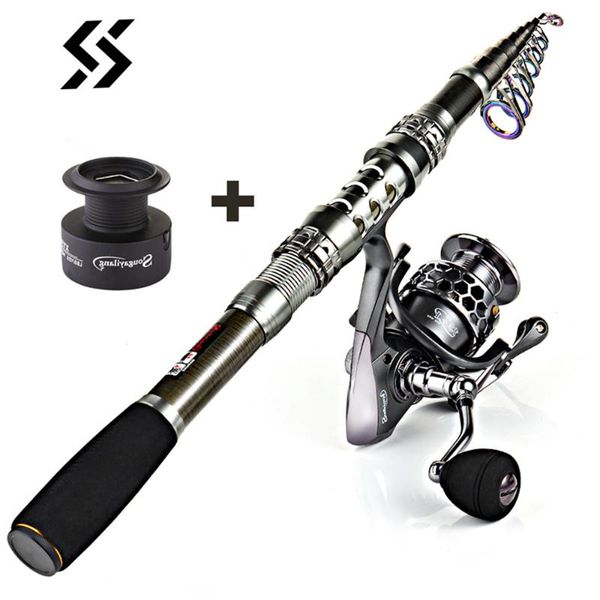 sougayilang 1.8-3.3m carbon fiber spinning fishing rod 13+1bb reel combo pole kit pesca
sougayilang 1.8-3.3m carbon fiber spinning fishing rod 13+1bb reel combo pole kit pesca