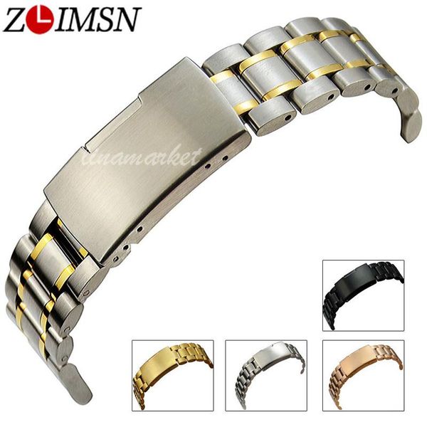 watch bands zlimsn single push button deployment clasp two tone silver gold watchband 18 20 22 24 26mm strap replacement relojes hombre 2021, Black;brown
watch bands zlimsn single push button deployment clasp two tone silver gold watchband 18 20 22 24 26mm strap replacement relojes hombre 2021, Black;brown
