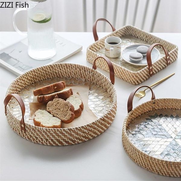 kitchen storage & organization handmade rattan tray with handle creative deskfood bread cup basket home decoration tools organizer
kitchen storage & organization handmade rattan tray with handle creative deskfood bread cup basket home decoration tools organizer