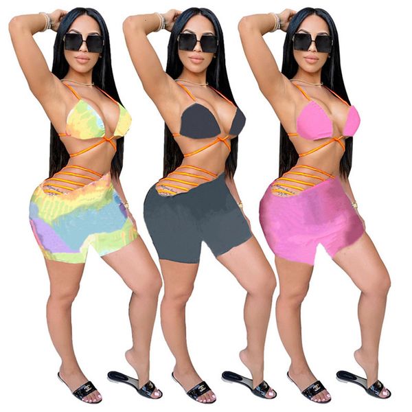 women plus size swimwear bikini two piece swimsuits letter print bathing suits tie dye sleeveless halter bra+bottom summer clothing, White;black
women plus size swimwear bikini two piece swimsuits letter print bathing suits tie dye sleeveless halter bra+bottom summer clothing, White;black
