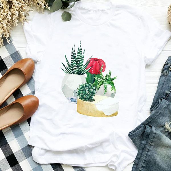 women lady plant cactus cute flower ladies 90s clothing t tee womens tshirt female shirt clothes graphic t-shirt women's, White
women lady plant cactus cute flower ladies 90s clothing t tee womens tshirt female shirt clothes graphic t-shirt women's, White