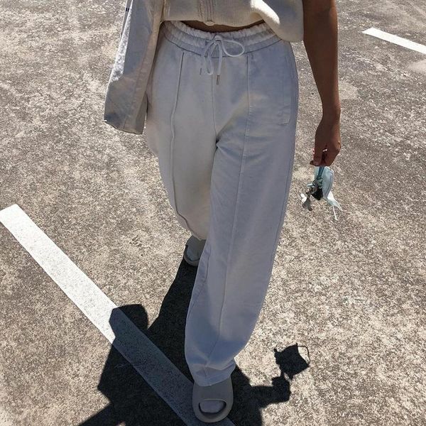 casual white elastic high waist long pant women skinny autumn sweatpants ladies fashion pocket joggers trousers 2021 women's pants & ca, Black;white
casual white elastic high waist long pant women skinny autumn sweatpants ladies fashion pocket joggers trousers 2021 women's pants & ca, Black;white