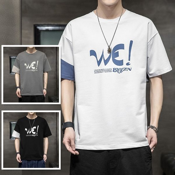 3wqu short sleeve summer 2021 korean fashion t-women's inschao brand men's t-shirts) loose casual ice silk t-shirt, White;black
3wqu short sleeve summer 2021 korean fashion t-women's inschao brand men's t-shirts) loose casual ice silk t-shirt, White;black