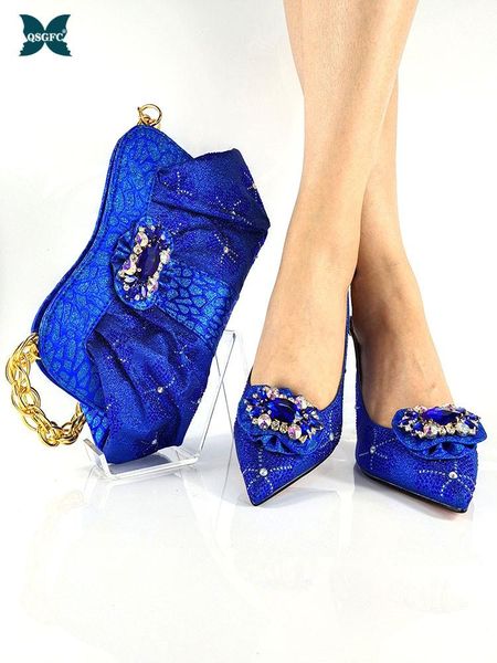 dress shoes arrival nigerian fashion colorful crystal style party ladies and bag set with streamer modeling in royal blue color, Black
dress shoes arrival nigerian fashion colorful crystal style party ladies and bag set with streamer modeling in royal blue color, Black