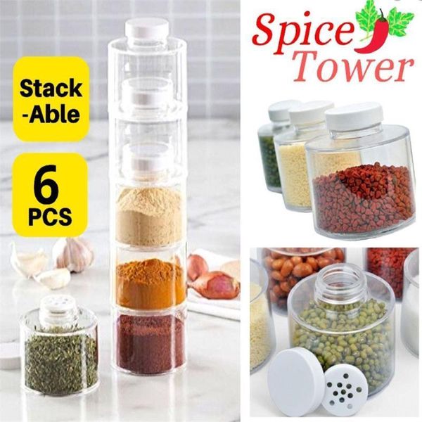 storage bottles & jars transparent tower seasoning jar kitchen accessories spice container condiment
storage bottles & jars transparent tower seasoning jar kitchen accessories spice container condiment
