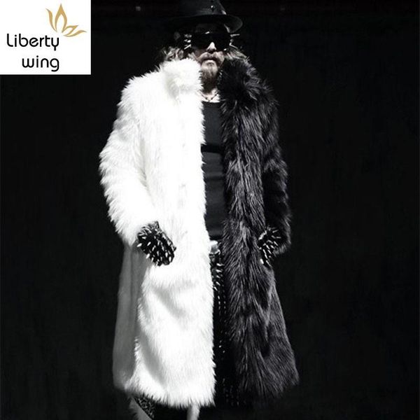 men's fur & faux mens harajuku thick winter warm overcoat black white long coat plus size s-6xl male outwear loose sobretudo masculino
men's fur & faux mens harajuku thick winter warm overcoat black white long coat plus size s-6xl male outwear loose sobretudo masculino