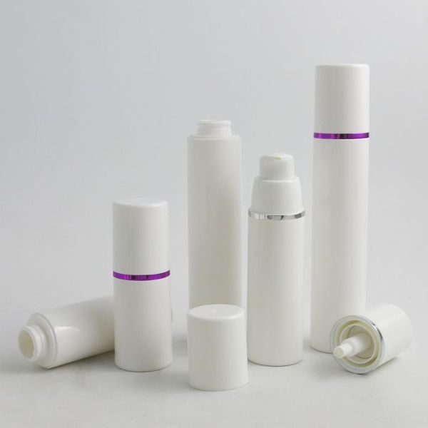 15ml 30ml 50ml empty white plastic airless pump cosmetic bottles purple sliver line lotion cream vacuum toiletries storage & jars
15ml 30ml 50ml empty white plastic airless pump cosmetic bottles purple sliver line lotion cream vacuum toiletries storage & jars