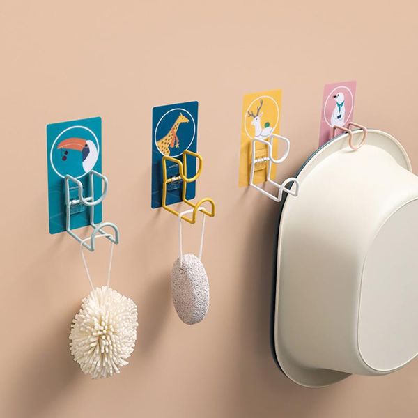hooks & rails wall mounted strong adhesive hook punch-washbasin kitchen storage bathroom
hooks & rails wall mounted strong adhesive hook punch-washbasin kitchen storage bathroom