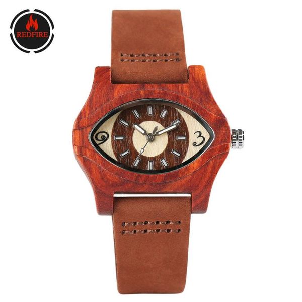 wristwatches redfire turkish evil eye shape wood watch women's red genuine leather quartz wristwatch ladies creative fashion wooden clo, Slivery;brown
wristwatches redfire turkish evil eye shape wood watch women's red genuine leather quartz wristwatch ladies creative fashion wooden clo, Slivery;brown